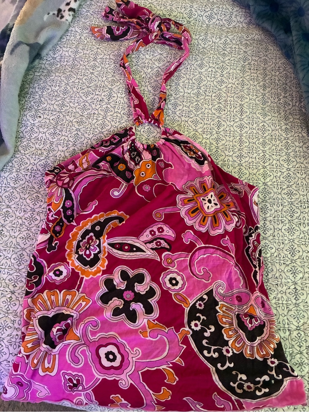 Banana Republic Halter in Pink Floral